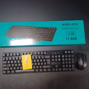 کیبورد و موس بی سیم با صدا مدل TJ-808