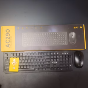 کیبورد و موس با صدا بی سیم سایلنت مدل AC290
