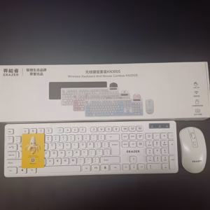 کیبورد و موس با صدا بی سیم مدل KN300s
