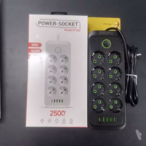 چند راهی برق 2500w مدل F16U