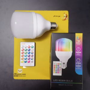 لامپ RGB همراه با کنترل مدل T60